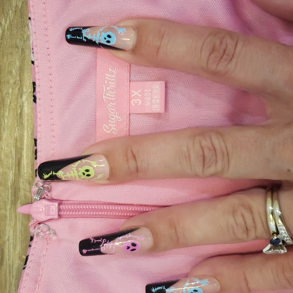 3X Sugar Thrillz Pink 🐄 Cow Girl Dress - Picture 2 of 5